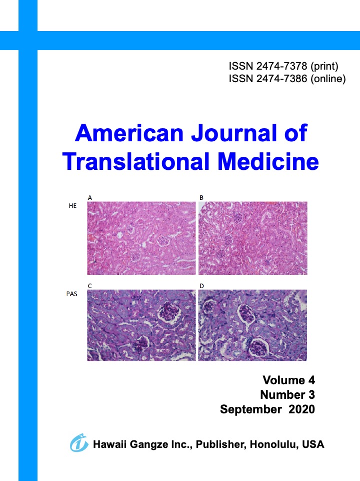 American Journal of Translational Medicine 2020.  Vol4, Issue 3